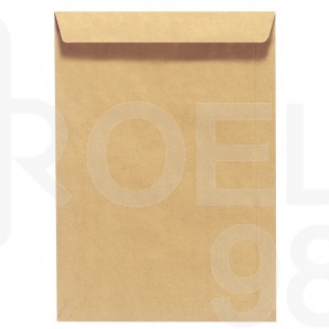 Плик Herlitz С4, кафяв, с лепило - рециклиран
