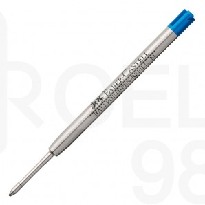 Пълнител за химикалка  Faber-Castell G2, метален, син, 0.8 мм