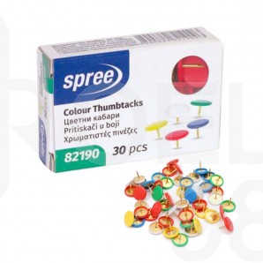 Кабари цветни Spree, 30 бр.