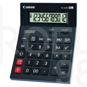Калкулатор Canon AS-2200, 12 разряден