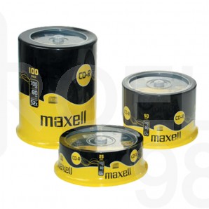 CD-R80 диск MAXELL, 700MB, 52x, целофан, 100 бр.