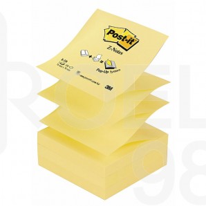 Самозалепващи листчета Post-it Super Sticky-Z Canary , 76 x 76 мм, 90 л.