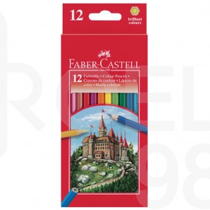 Моливи Faber-Castell Замък, 12 цвята