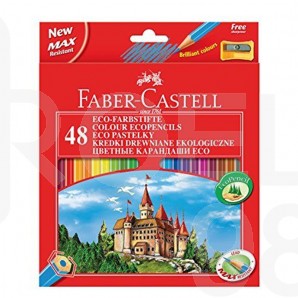 Моливи Faber-Castell Замък, 48 цвята