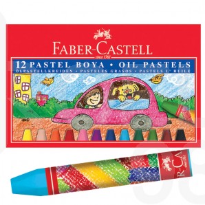 Маслени пастели Faber-Castell, 12 цвята