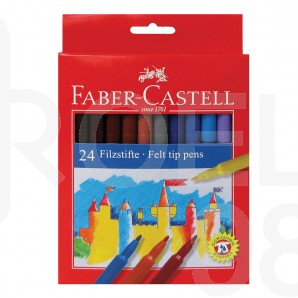 Флумастери Faber-Castell, 24 цвята