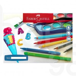 Блок №4 за рисуване Faber-Castell, с ъгли, 10 листа