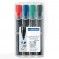 К-т маркери Staedtler Lumocolor 350, скосен връх, перманентен