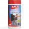 Почистващи влажни кърпи Apli за плазмени екрани, в PVC кутия, TFT/LCD